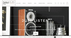 Desktop Screenshot of perfectaudio.it